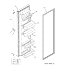 FRESH FOOD DOOR Diagram and Parts List for GSH25JSRJSS  General Electric Refrigerator