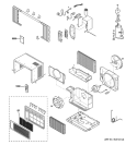 Part Location Diagram of WJ85X10110 GE FILTER(MECH) A/C