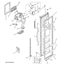 FREEZER DOOR Diagram and Parts List for GSH22JFRJCC  General Electric Refrigerator