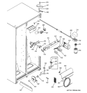 FRESH FOOD SECTION Diagram and Parts List for GSH22UFRJWW  General Electric Refrigerator