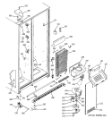 Part Location Diagram of WR17X12106 GE DUCT AIR FZ