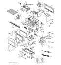 MICROWAVE Diagram and Parts List for JVM1650CB001  General Electric Microwave