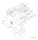 MANIFOLD ASSEMBLY Diagram and Parts List for ZDP48L6DH2SS  General Electric Range