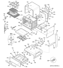 BODY PARTS Diagram and Parts List for JS968SF2SS  General Electric Range