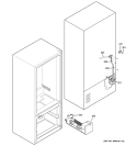 WATER SYSTEM Diagram and Parts List for GBS22HCRBWW  General Electric Refrigerator