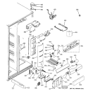 FRESH FOOD SECTION Diagram and Parts List for GIG21IESBFWW  General Electric Refrigerator