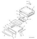 Part Location Diagram of WB56T10186 GE PANEL DRAWER OUTER