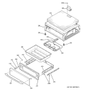 WARMING DRAWER Diagram and Parts List for JCB910WK1WW  General Electric Range