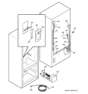 WATER SYSTEM Diagram and Parts List for PDW22SISASS  General Electric Refrigerator