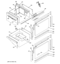 Part Location Diagram of WR72X10159 GE FRAME FRONT - TRANSVERSE