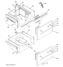 Part Location Diagram of WR21X10093 GE DRAWER UPPER