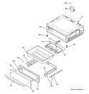 WARMING DRAWER Diagram and Parts List for JCBP81WK1WW  General Electric Range