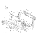 CONTROL PANEL Diagram and Parts List for JCBP84SK1SS  General Electric Range