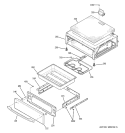 WARMING DRAWER Diagram and Parts List for JCBP85WK1WW  General Electric Range
