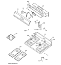 Part Location Diagram of WB36K10412 GE TRIM AND PANEL Assembly