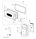 Part Location Diagram of WB03X10131 GE KNOB BLACK