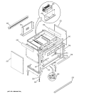 STRUCTURE Diagram and Parts List for ZDP36L6H1SS  General Electric Range