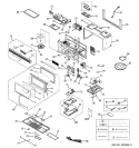 Part Location Diagram of WB07X10736 GE CONTROL PANEL Assembly