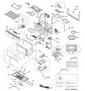 MICROWAVE Diagram and Parts List for JVM1440BH04  General Electric Microwave