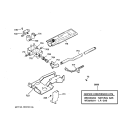 GAS VALVE & BURNER ASSEMBLY Diagram and Parts List for DBXR463GD2CC  General Electric Dryer