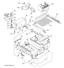 ICE MAKER & DISPENSER Diagram and Parts List for PSG25SGMFCBS  General Electric Refrigerator