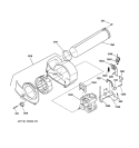 MOTOR Diagram and Parts List for DCCH43EF0WW  General Electric Dryer