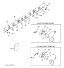 CONTROL PANEL Diagram and Parts List for ZDP48N4GH2SS  General Electric Range