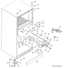 FRESH FOOD SECTION Diagram and Parts List for DTL18ICSURBS  General Electric Refrigerator