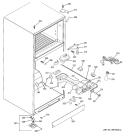 FRESH FOOD SECTION Diagram and Parts List for DTS18ICRJRBB  General Electric Refrigerator