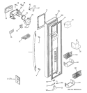 Part Location Diagram of WR38X10372 GE TRIM Assembly