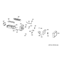 ICE MAKER Diagram and Parts List for HTS18ICSJLBB  Hotpoint Refrigerator