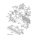 BASE & CHASSIS PARTS Diagram and Parts List for AZ55H15EADM1  General Electric Air Conditioner