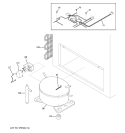 UNIT PARTS Diagram and Parts List for FCM9DMCWH  General Electric Freezer