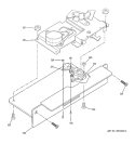 DOOR LATCH Diagram and Parts List for ZDP30N4H3SS  General Electric Range