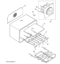 OVEN ASSEMBLY Diagram and Parts List for ZDP36L4DH5SS  General Electric Range