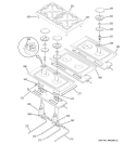 GAS & BURNER PARTS Diagram and Parts List for ZDP48L6DH5SS  General Electric Range