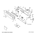 Part Location Diagram of WH12X10323 GE Control Assembly