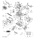 MICROWAVE Diagram and Parts List for EMO4000JBB02  General Electric Microwave