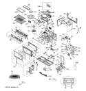 MICROWAVE Diagram and Parts List for JVM1871SH03  General Electric Microwave