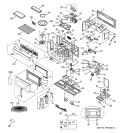 MICROWAVE Diagram and Parts List for JVM3670SK01  General Electric Microwave