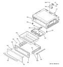 WARMING DRAWER Diagram and Parts List for JCB900WK2WW  General Electric Range