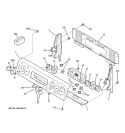 Part Location Diagram of WB36T10965 GE TRIM SS OVERLAY Assembly