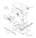 CONTROL PANEL Diagram and Parts List for JCT915WF7WW  General Electric Wall Oven