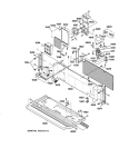BASE & CHASSIS PARTS Diagram and Parts List for AZ55H09EADM1  General Electric Air Conditioner