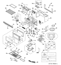 MICROWAVE Diagram and Parts List for EMO3000HSS05  General Electric Microwave