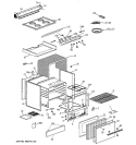 Part Location Diagram of WB63X10052 GE SIDE PANEL BISQUE