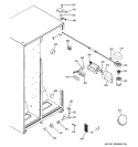 FRESH FOOD SECTION Diagram and Parts List for HSS25GFTAWW  Hotpoint Refrigerator