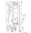 Part Location Diagram of WR02X10064 GE BRKT CUSTOM COLLAR Bottom