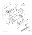 Part Location Diagram of WR13X10341 GE HINGE SUPPORT-LOWER RGHT