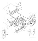 Part Location Diagram of WR13X10275 GE Reverse Hinge Kit - Black